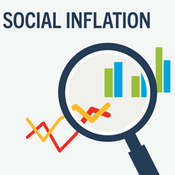 Social Inflation Clipart Magnify Glass